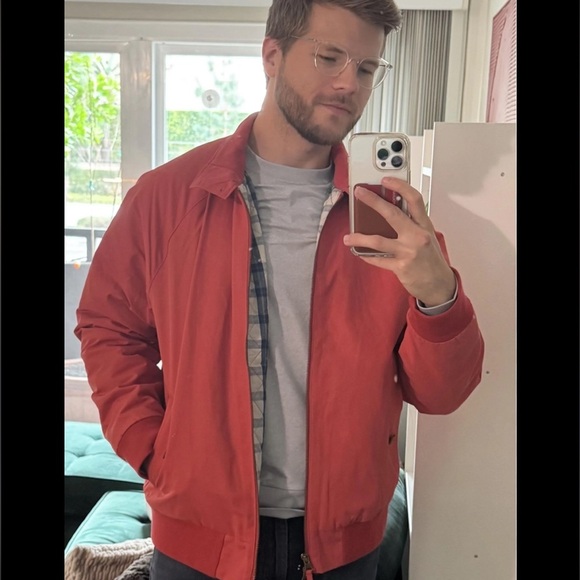 BONOBOS men’s salmon zip up lightweight jacket size M - Picture 4 of 4